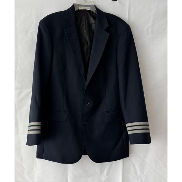 Murphy & Hartelius Pilot Uniform Jacket 40R Navy Wool Blend - Picture 8 of 11